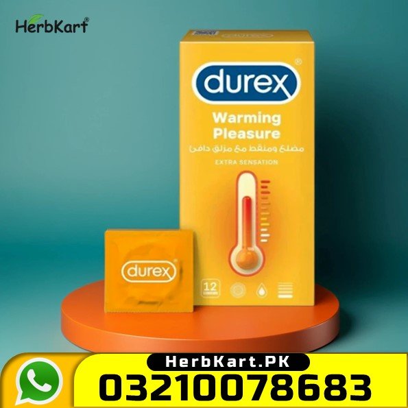 Durex Warming Pleasure Condoms, 12-Pack
