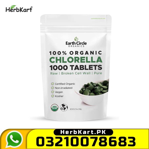 Earth Circle Organics, 100% Organic Chlorella, 1,000 Tablets, 8.75 oz