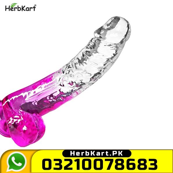 Clear Purple Dildo with Suction Cup In Pakistan