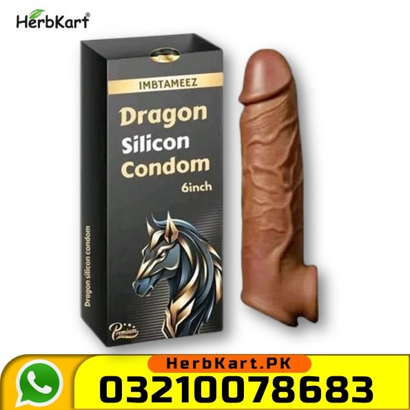  Silicon Dragon 6 Inch Condom In Pakistan