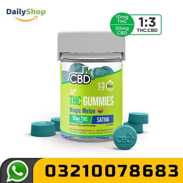 CBD Gummies + THC: Magic Melon Sativa - High Potency Price In Pakistan