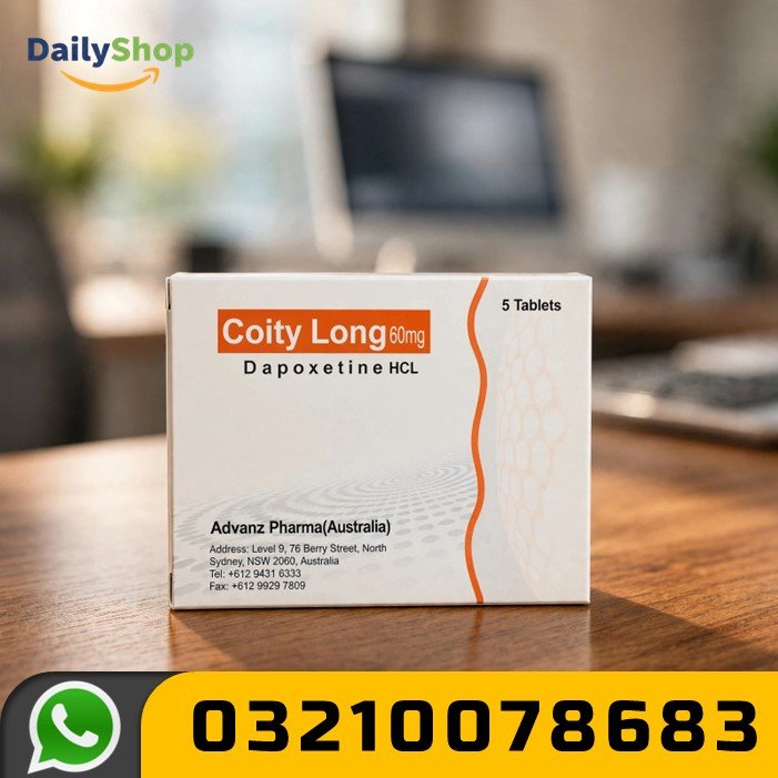 Coity Long 60mg Dapoxetine HCL Tablets In Pakistan