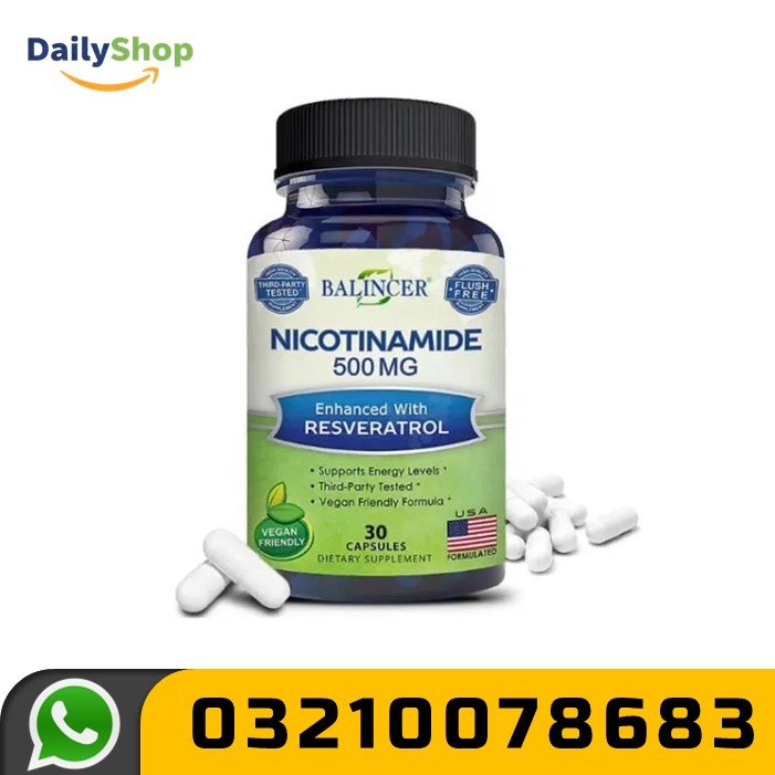 Niacinamide 500mg Vegetarian Capsule in Pakistan