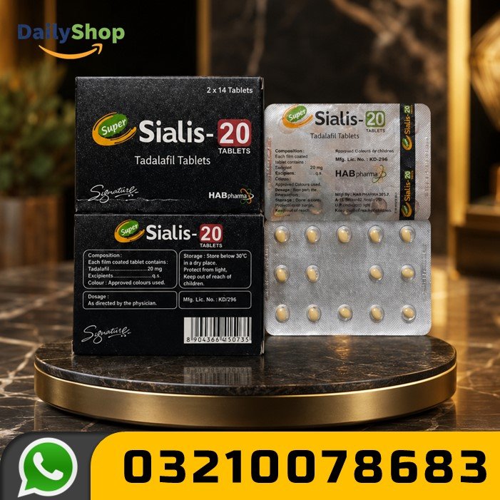 Super Sialis 20mg Tablets in Pakistan