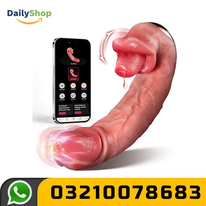 Thrusting Dildo Tongue Sex Toy AI Sync Realistic Vibrator for Women