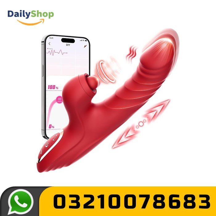 Toendi Rabbit Vibrator G Spot Sex Toys Thrusting Dildo Rose Toy for Women