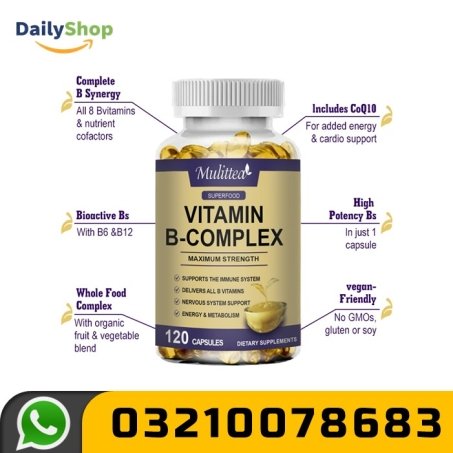Mulittea Vitamin B-Complex Capsules in Pakistan